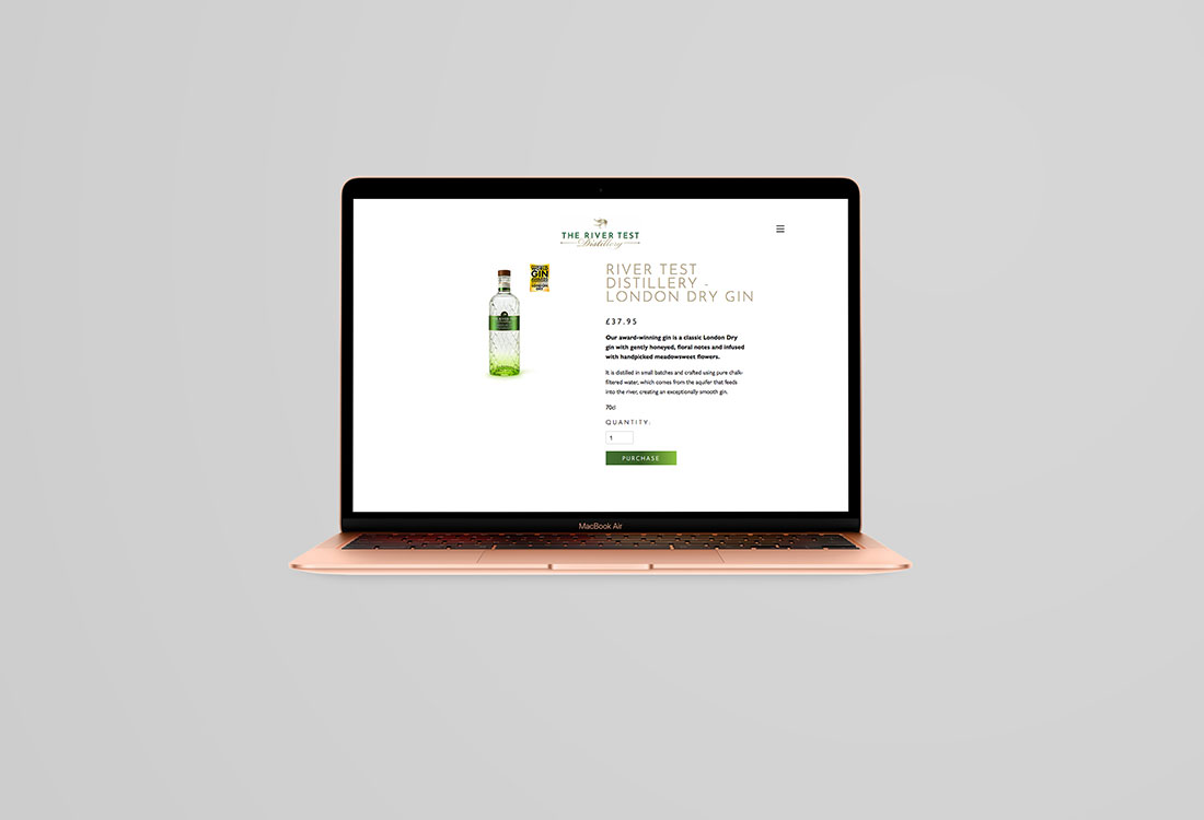 The River Test Distillery eCommerce
